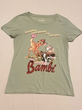 Disney Bambi Graphic T-Shirt Size Large Tee Shirt